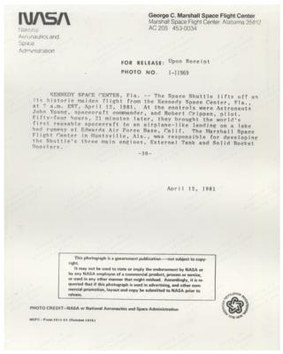 Lot #617 Space Shuttle (3) Signed Photographs - Image 2