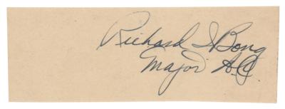 Lot #457 Richard Bong Signature