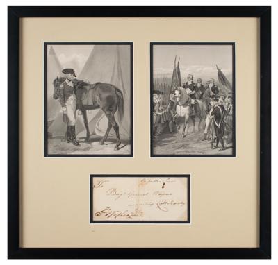 Lot #1 George Washington Signed Free Frank