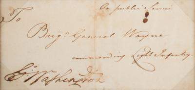 Lot #1 George Washington Signed Free Frank - Image 2