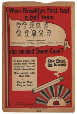 Lot #951 Brooklyn Robins: 1917 Program with Jim Thorpe Program - Image 2