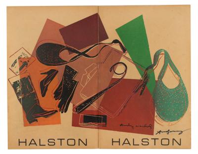 Lot #678 Andy Warhol Signed Ad - Image 1