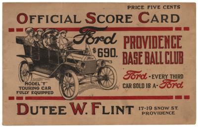 Lot #996 Providence Grays: 1912 International