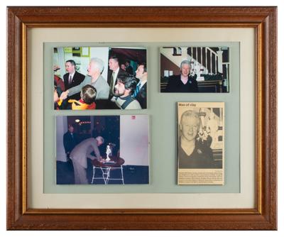 Lot #26 Bill Clinton Signature and Clay Sculpture  - Image 5