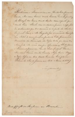 Lot #404 Teresa Cristina of the Two Sicilies