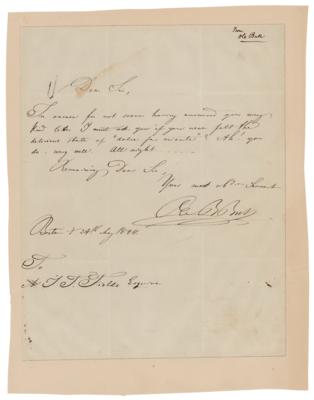 Lot #780 Ole Bull Autograph Letter Signed