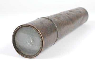 Lot #441 Confederate Signal Corps Telescope: Rare 40? Confederate Signal Corps brass telescope - Image 2