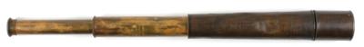 Lot #441 Confederate Signal Corps Telescope: Rare 40? Confederate Signal Corps brass telescope - Image 4