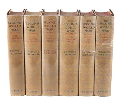 Lot #165 Winston Churchill: First Edition Set of