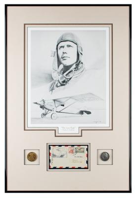 Lot #528 Charles Lindbergh Signed Air Mail Cover - Image 1
