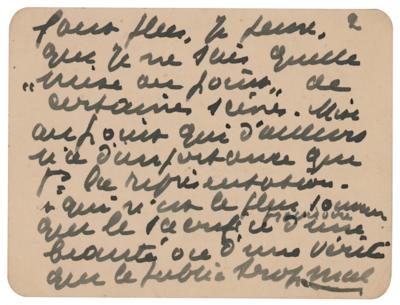 Lot #722 Maurice Maeterlinck Autograph Letter Signed - Image 3