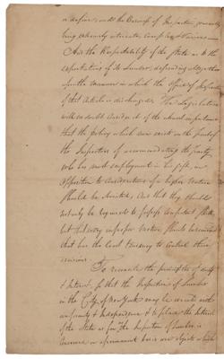 Lot #221 DeWitt Clinton Letter Signed - Image 2
