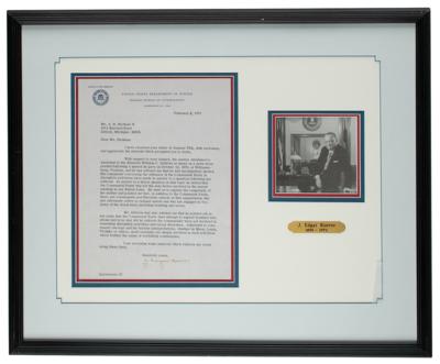 Lot #270 J. Edgar Hoover: Adherents to communist