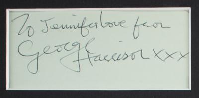 Lot #747 Beatles Signature Display - Image 2