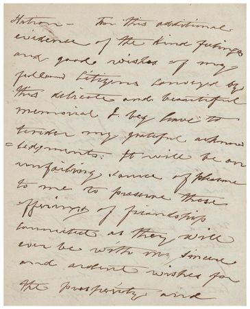 Lot #459 Isaac Chauncey Autograph Letter Signed - Image 2