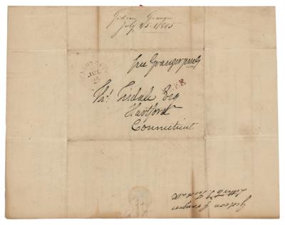 Lot #255 Gideon Granger: On a canceled Fourth of July celebration: 
