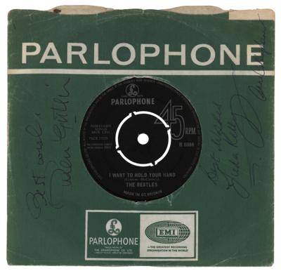 Lot #749 Beatles: Brian Epstein Signed 45 RPM