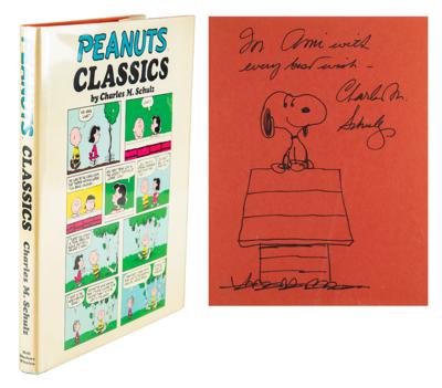 Lot #683 Charles Schulz: Beautiful large sketch of