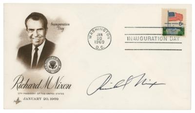 Lot #70 Richard Nixon Signed Inauguration Day