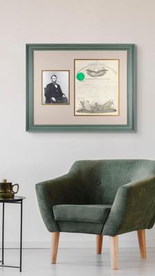 Lot #10 Abraham Lincoln: President Lincoln appoints a Gettysburg local as 