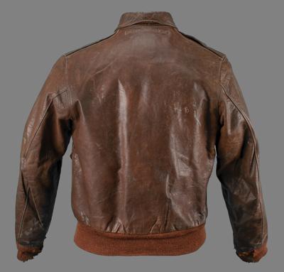 Lot #450 World War II: Lawrence Hall's USAAF 8th Air Force A-2 Flight Jacket Jacket - Image 2
