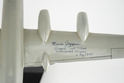 Lot #473 Enola Gay Model Signed by Dutch Van Kirk and Morris Jeppson - Image 3
