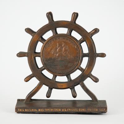 Lot #512 USS Constitution (2) Bookends - Image 2