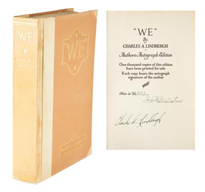 Lot #529 Charles Lindbergh Signed Book