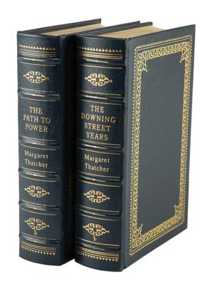 Lot #408 Margaret Thatcher (2) Signed Books