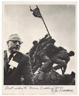 Lot #447 Iwo Jima: Joe Rosenthal Signed Photograph