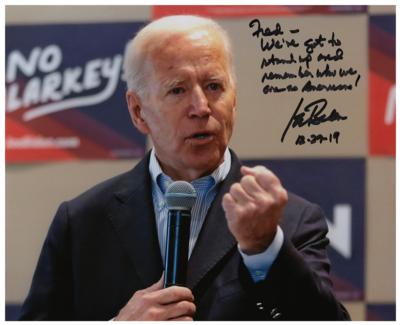 Lot #30 Joe Biden: We've got to stand up and