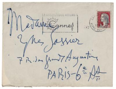 Lot #642 Pablo Picasso Signed Envelope - Image 2