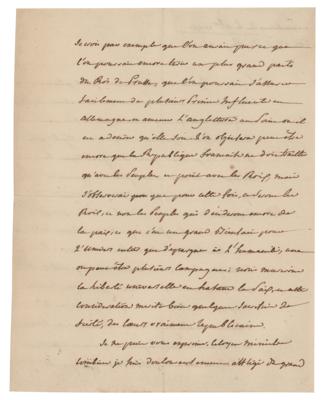 Lot #481 Armand Louis de Gontaut Autograph Letter Signed - Image 2