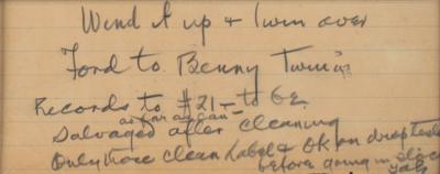 Lot #124 Thomas Edison Autograph Notes Signed - Image 2