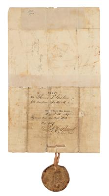 Lot #250 Georgia: Nathan Crawford Barnett Signed Survey - Image 2