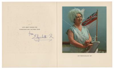 Lot #237 Elizabeth, Queen Mother Signed Christmas