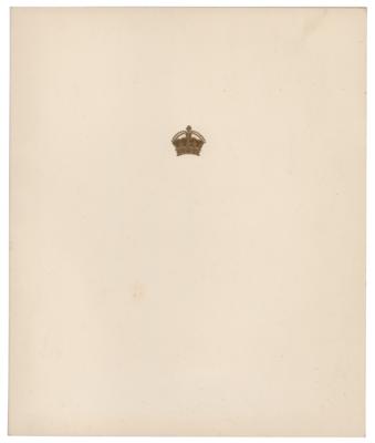 Lot #237 Elizabeth, Queen Mother Signed Christmas Card - Image 2