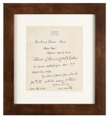 Lot #646 The Wyeth Family (6) Signed Items - Image 5