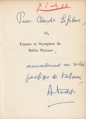 Lot #641 Pablo Picasso Signed Book - Image 2