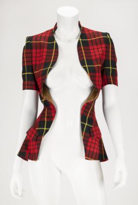 Lot #5604 Highland Rape MacQueen Tartan Open Front