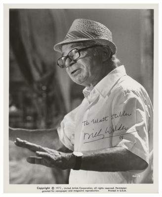 Lot #5097 Billy Wilder (2) Signed Photographs - Image 1