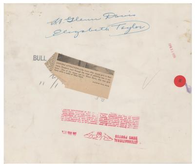 Lot #5063 Elizabeth Taylor and Glenn Davis Original Photograph - Image 2