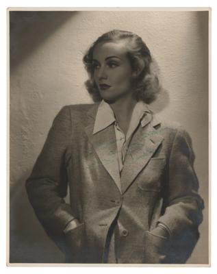 Lot #5029 Carole Lombard Signed Oversized