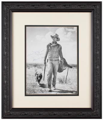 Lot #5037 John Wayne Signed Photograph - Image 1