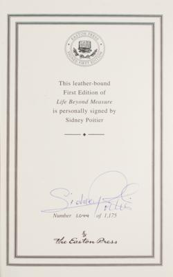 Lot #5500 Hollywood (3) Signed Books: Poitier, Bacall, and Temple - Image 2