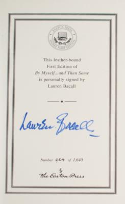 Lot #5500 Hollywood (3) Signed Books: Poitier, Bacall, and Temple - Image 4