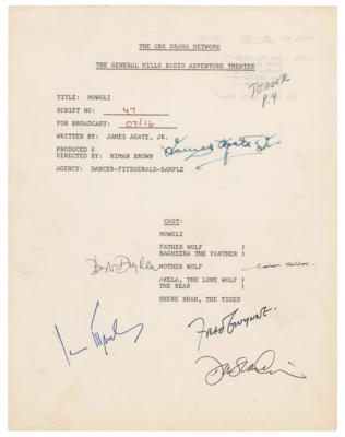 Lot #5561 The Munsters: Fred Gwynne Signed Script