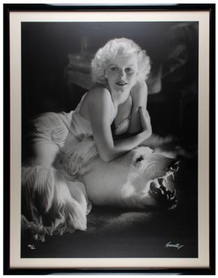 Lot #5104 George Hurrell: Jean Harlow Oversized