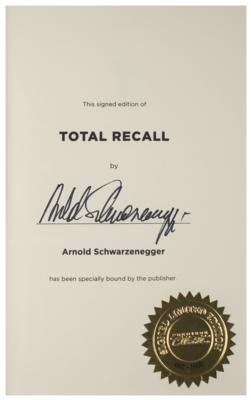 Lot #5526 Arnold Schwarzenegger Signed Book - Image 2