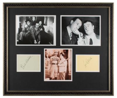 Lot #5445 Abbott and Costello Signatures